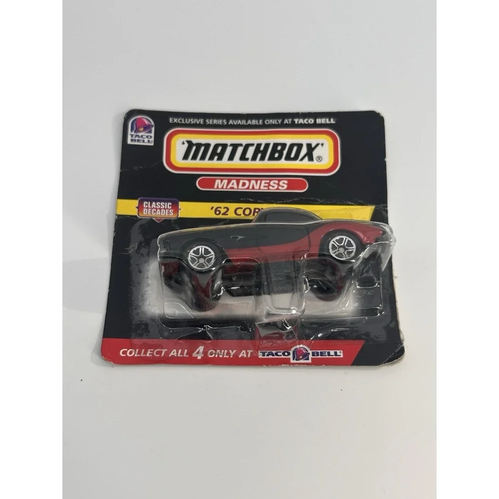 Vintage Matchbox Madness Classic Decades '62 Corvette Exclusive‎ Only Taco Bell